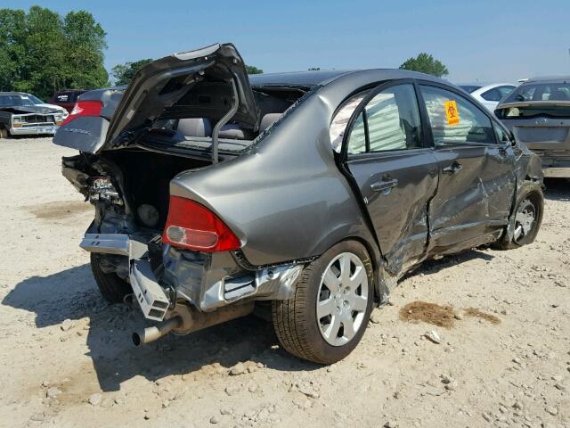 2HGFA16508H345120 - 2008 HONDA CIVIC LX TAN photo 4