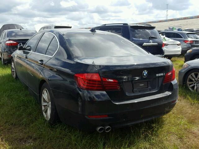 WBA5A5C58ED508009 - 2014 BMW 528 BLACK photo 3