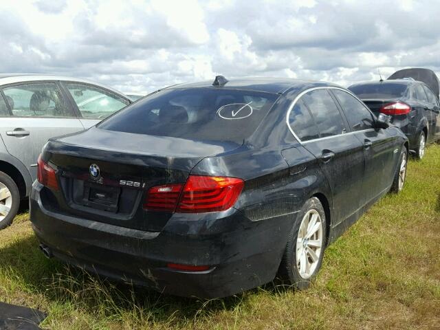 WBA5A5C58ED508009 - 2014 BMW 528 BLACK photo 4