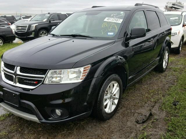 3C4PDCBG2FT539858 - 2015 DODGE JOURNEY SX BLACK photo 2