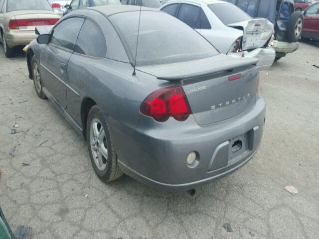 4B3AG42G84E115357 - 2004 DODGE STRATUS GRAY photo 3