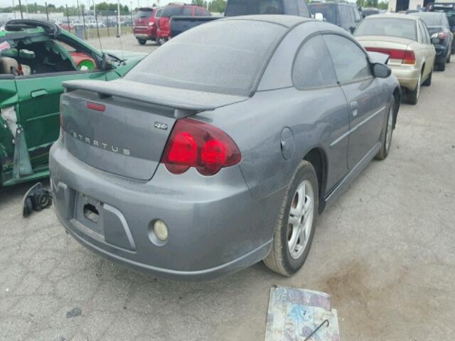 4B3AG42G84E115357 - 2004 DODGE STRATUS GRAY photo 4