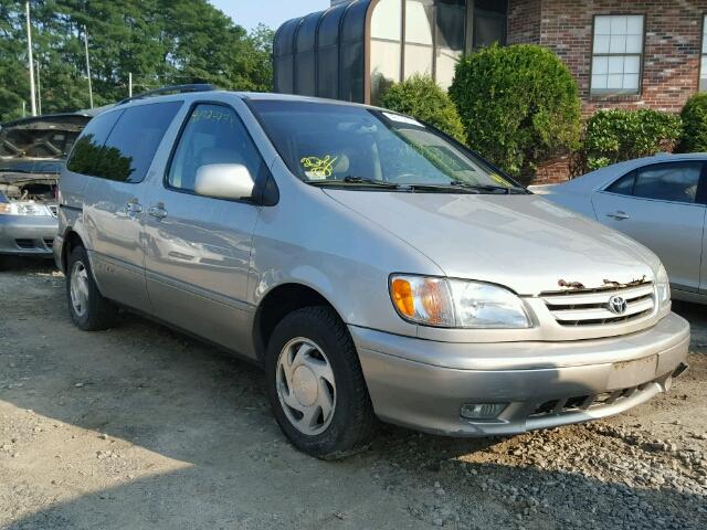 4T3ZF13C71U364835 - 2001 TOYOTA SIENNA LE SILVER photo 1