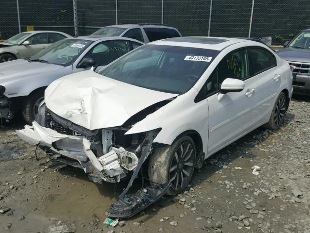 19XFB2F9XFE041273 - 2015 HONDA CIVIC EXL 白色 照片 2