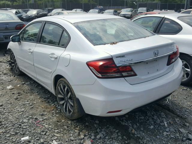 19XFB2F9XFE041273 - 2015 HONDA CIVIC EXL 白色 照片 3