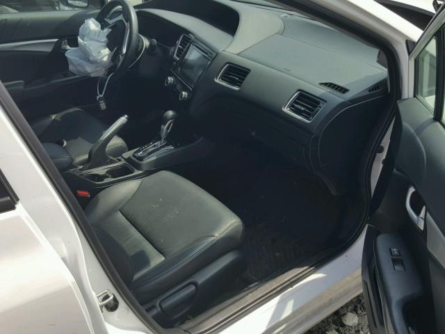 19XFB2F9XFE041273 - 2015 HONDA CIVIC EXL 白色 照片 5