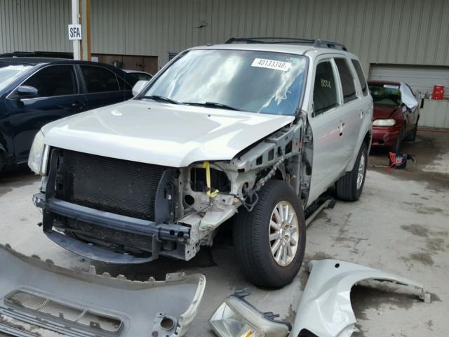 4M2CU87709KJ10058 - 2009 MERCURY MARINER PR CREAM photo 2