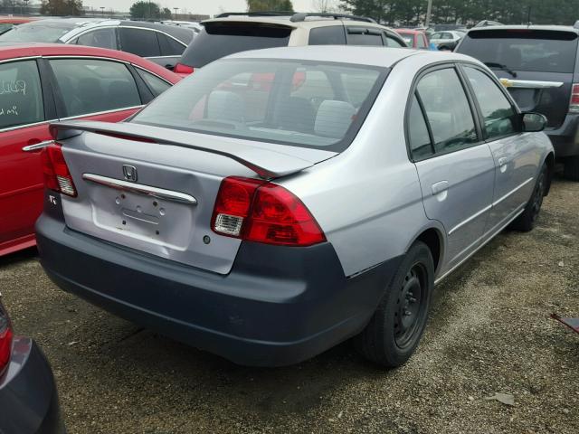 1HGES26783L003541 - 2003 HONDA CIVIC EX SILVER photo 4