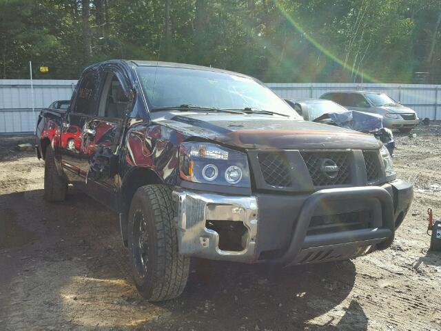 1N6AA07B26N509136 - 2006 NISSAN TITAN XE BLUE photo 1