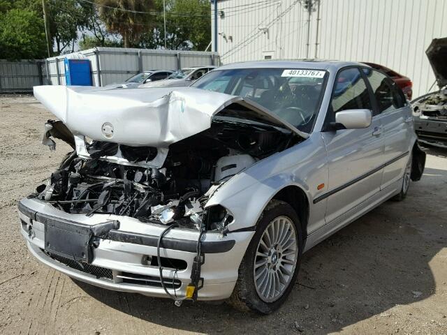 WBAAV53491JS97182 - 2001 BMW 330 I SILVER photo 2
