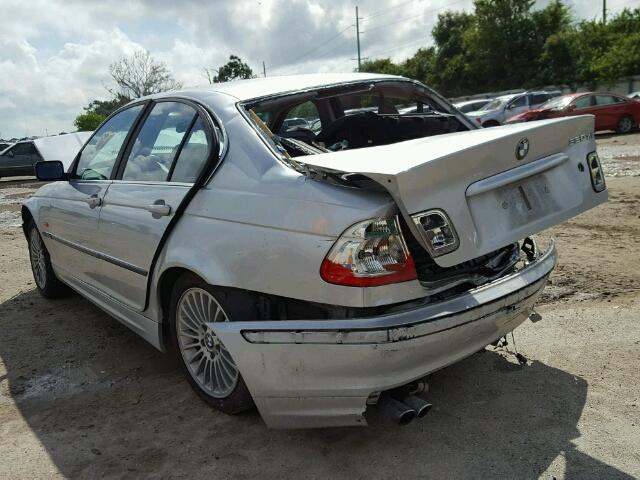 WBAAV53491JS97182 - 2001 BMW 330 I SILVER photo 3