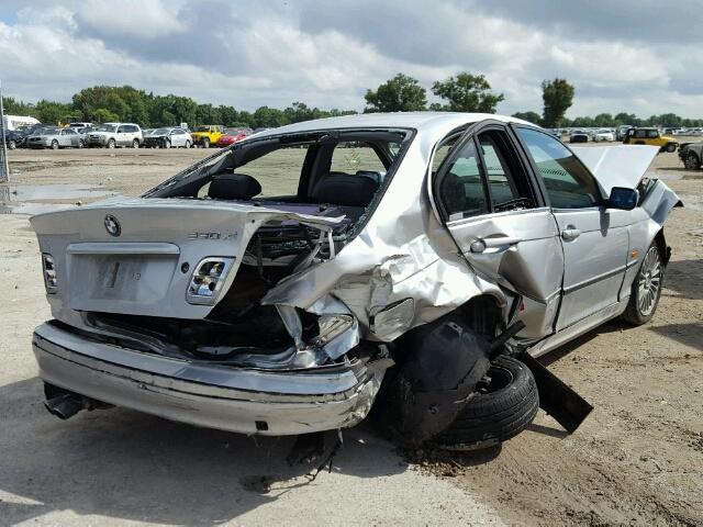 WBAAV53491JS97182 - 2001 BMW 330 I SILVER photo 4