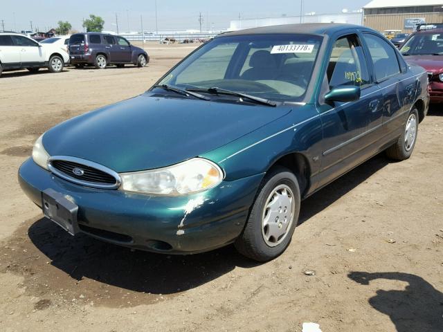 1FAFP6637XK204440 - 1999 FORD CONTOUR SE GREEN photo 2