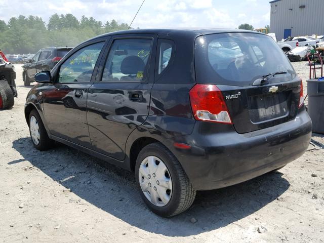 KL1TD66608B160323 - 2008 CHEVROLET AVEO BASE Qara foto 3