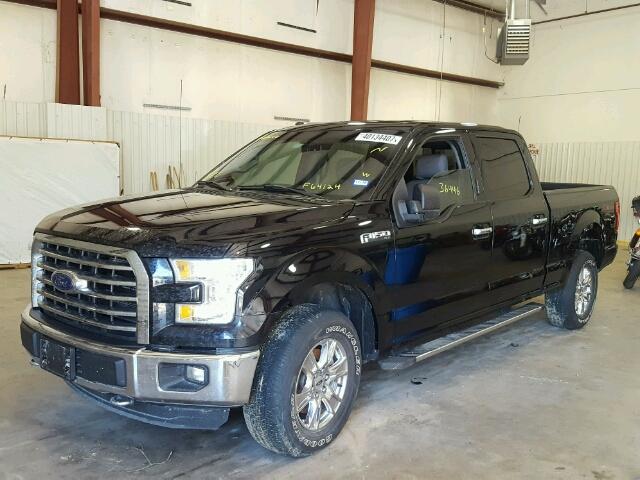 1FTFW1EF5GKF64124 - 2016 FORD F150 SUPER BLACK photo 2