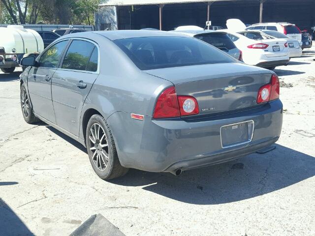 1G1ZH57B794233604 - 2009 CHEVROLET MALIBU 1LT GRAY photo 3