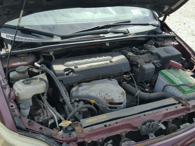 JTKDE177760125624 - 2006 TOYOTA SCION TC 栗色 照片 7