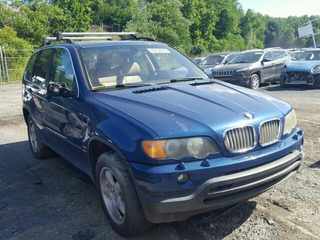 5UXFB33533LH43270 - 2003 BMW X5 4.4I BLUE photo 1