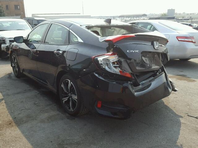 19XFC1F9XGE025289 - 2016 HONDA CIVIC BLACK photo 3