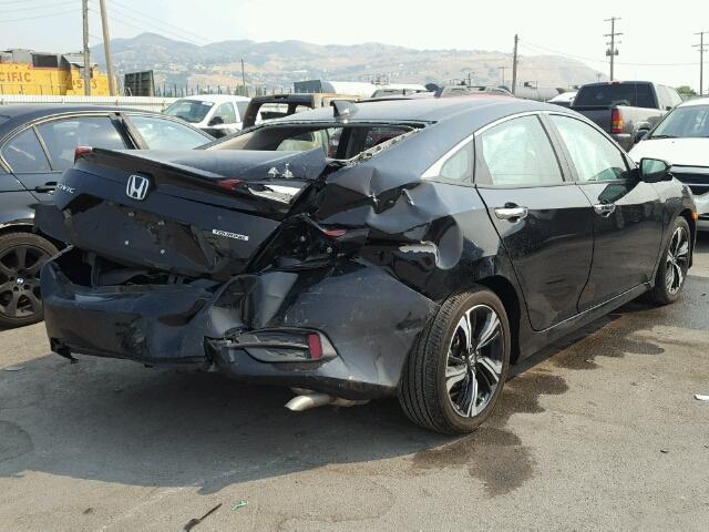 19XFC1F9XGE025289 - 2016 HONDA CIVIC BLACK photo 4