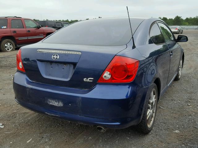 JTKDE167150013157 - 2005 TOYOTA SCION TC BLUE photo 4