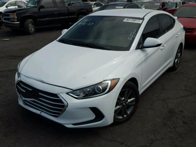 5NPD84LF2HH062791 - 2017 HYUNDAI ELANTRA SE WHITE photo 2