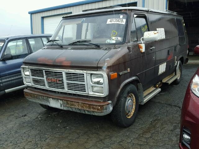 1GTEG25HXF7518774 - 1985 GMC VANDURA G2 BROWN photo 2