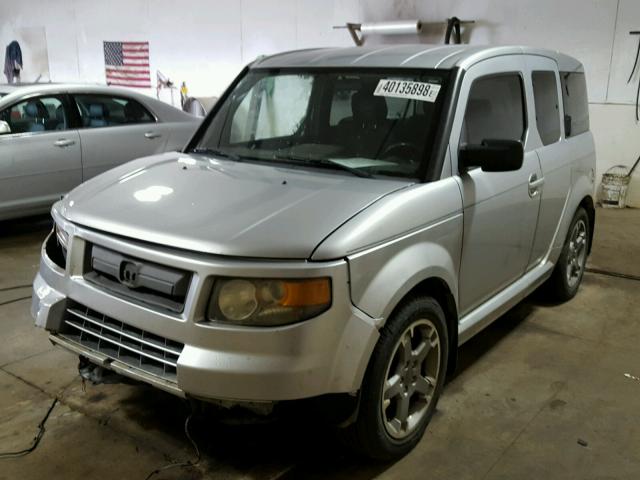 5J6YH18907L001172 - 2007 HONDA ELEMENT SC SILVER photo 2