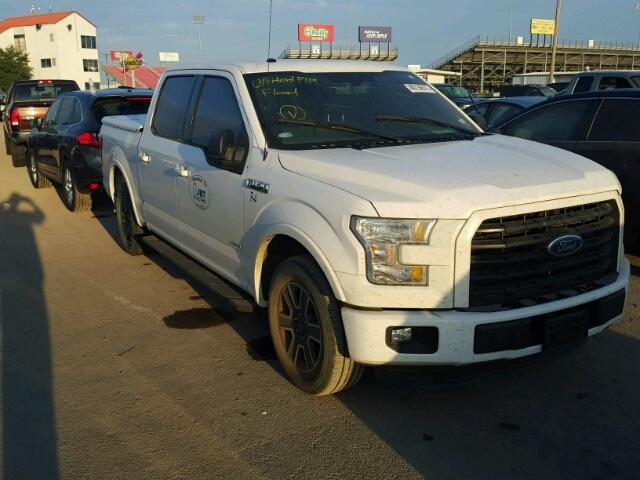 1FTEW1CP3GKF64954 - 2016 FORD F150 SUPER WHITE photo 1