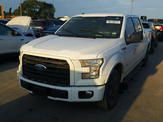 1FTEW1CP3GKF64954 - 2016 FORD F150 SUPER WHITE photo 2