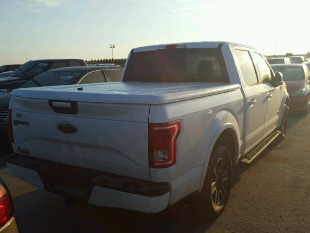 1FTEW1CP3GKF64954 - 2016 FORD F150 SUPER WHITE photo 4