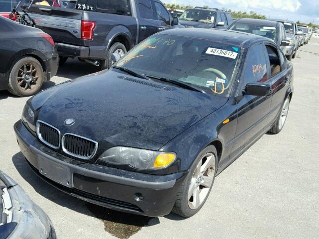 WBAEV33415KX09813 - 2005 BMW 325 BLACK photo 2