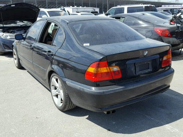 WBAEV33415KX09813 - 2005 BMW 325 BLACK photo 3