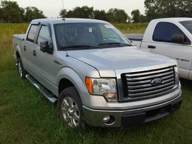 1FTFW1CT9CFA42382 - 2012 FORD F150 SILVER photo 1