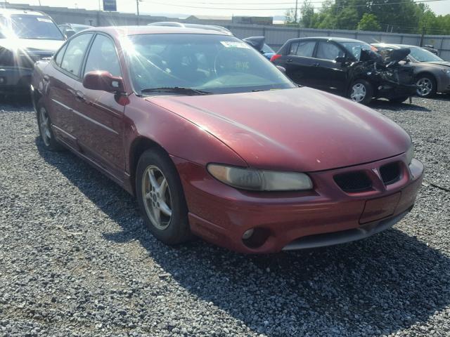 1G2WP52K21F181316 - 2001 PONTIAC GRAND PRIX MAROON photo 1