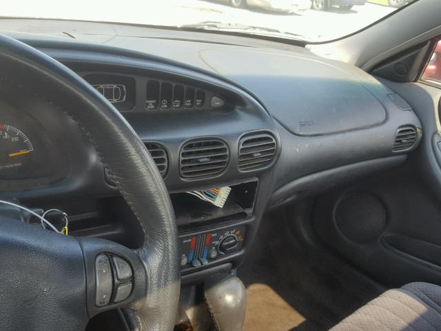 1G2WP52K21F181316 - 2001 PONTIAC GRAND PRIX MAROON photo 9