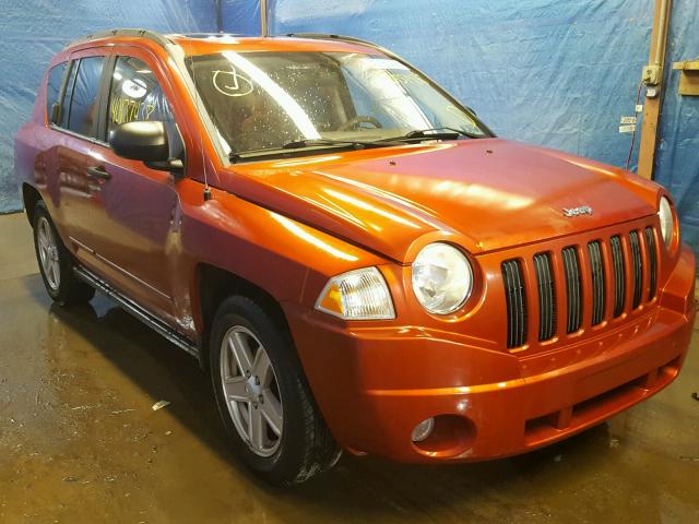 1J8FF47W78D759171 - 2008 JEEP COMPASS SP ORANGE photo 1