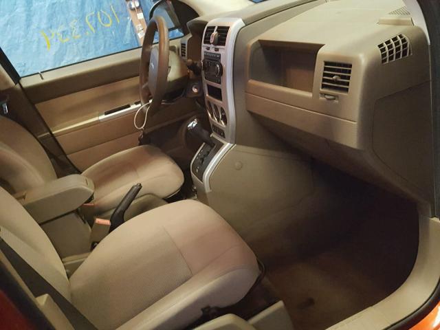 1J8FF47W78D759171 - 2008 JEEP COMPASS SP ORANGE photo 5