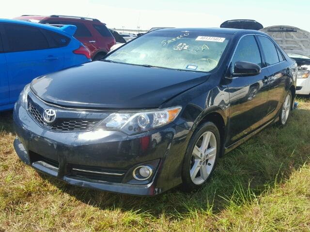 4T1BF1FK4CU122407 - 2012 TOYOTA CAMRY BASE BLACK photo 2
