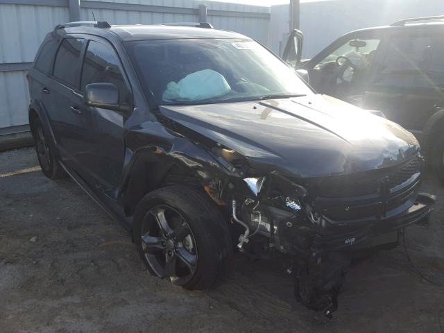 3C4PDCGG1FT572889 - 2015 DODGE JOURNEY CR GRAY photo 1