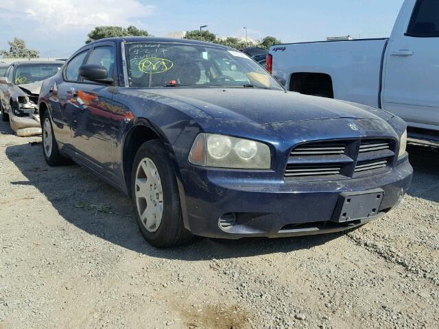 2B3KA43G66H318264 - 2006 DODGE CHARGER BLUE photo 1