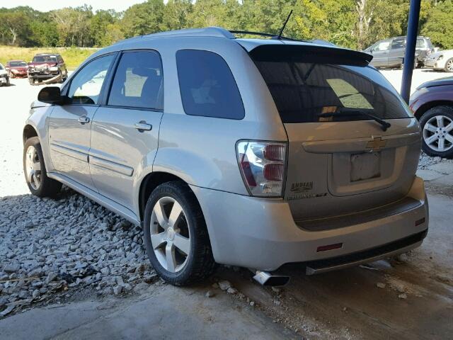 2CNDL937086339751 - 2008 CHEVROLET EQUINOX SP SILVER photo 3