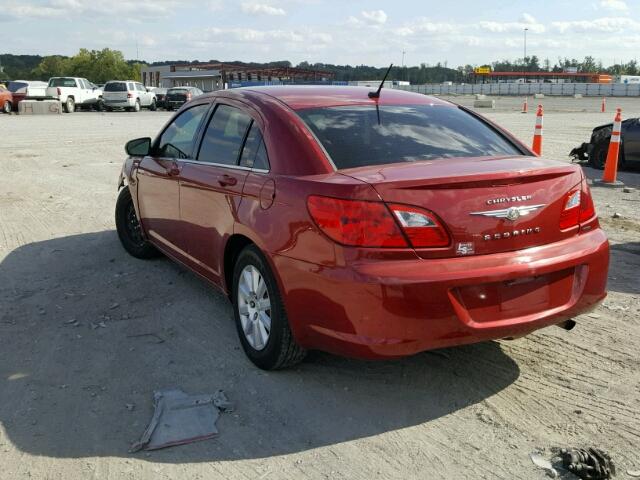 1C3CC4FB5AN112130 - 2010 CHRYSLER SEBRING TO RED photo 3