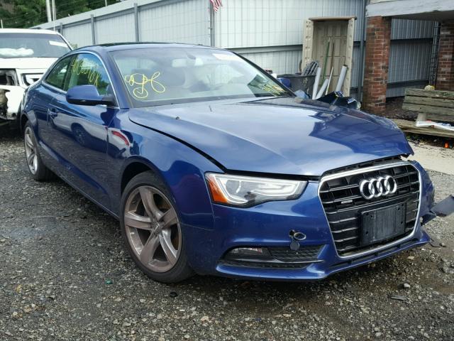 WAUCFAFR0DA022133 - 2013 AUDI A5 PREMIUM BLUE photo 1