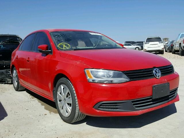 3VWDP7AJ5CM454112 - 2012 VOLKSWAGEN JETTA SE RED photo 1