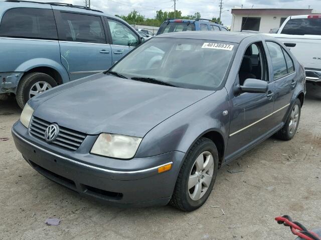 3VWSA69MX5M060884 - 2005 VOLKSWAGEN JETTA GLS GRAY photo 2