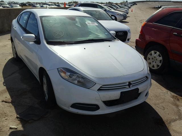 1C3CDFAAXFD141885 - 2015 DODGE DART WHITE photo 1