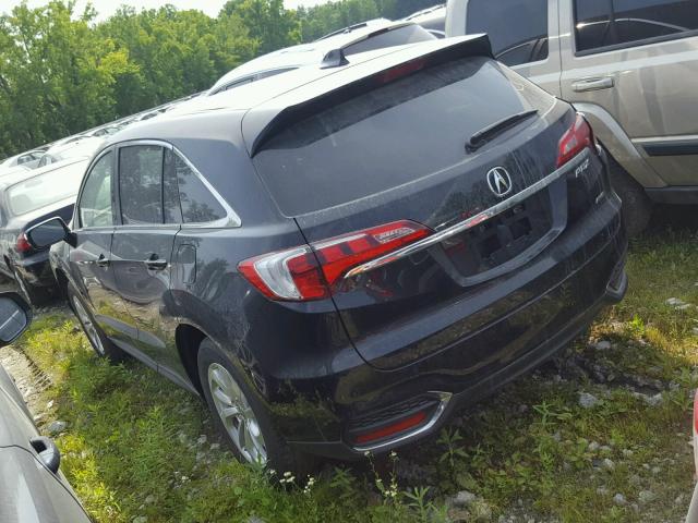 5J8TB4H3XGL027780 - 2016 ACURA RDX BASE BLACK photo 3