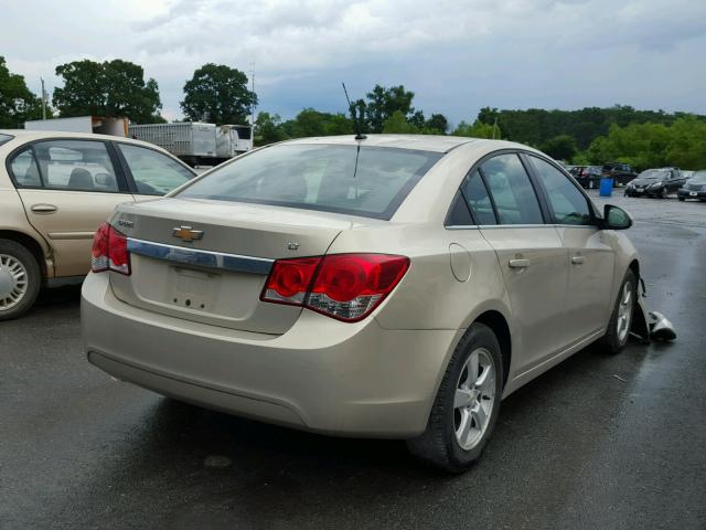 1G1PE5S91B7225667 - 2011 CHEVROLET CRUZE LT GOLD photo 4