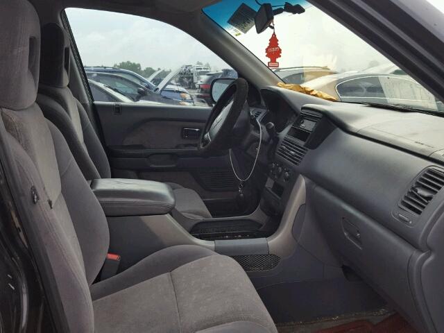 2HKYF18194H003752 - 2004 HONDA PILOT LX BLACK photo 5